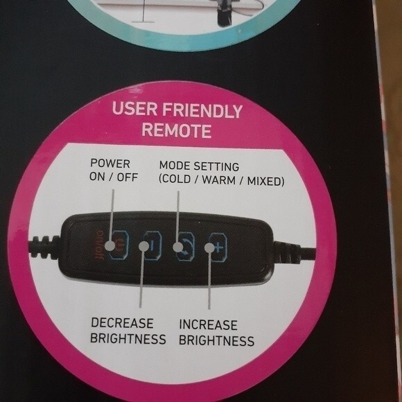 ring light podcast selfie stick photive ring lighting makeup fixture cell phone - Picture 6 of 8